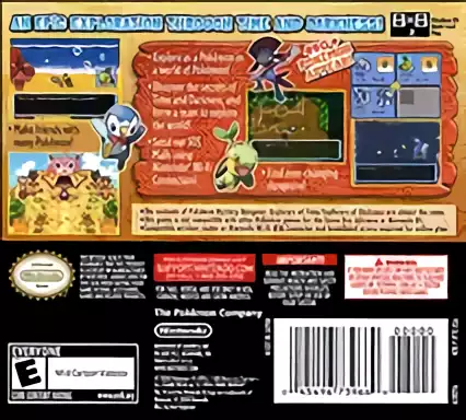 Image n° 2 - boxback : Pokemon Mystery Dungeon - Explorers of Time